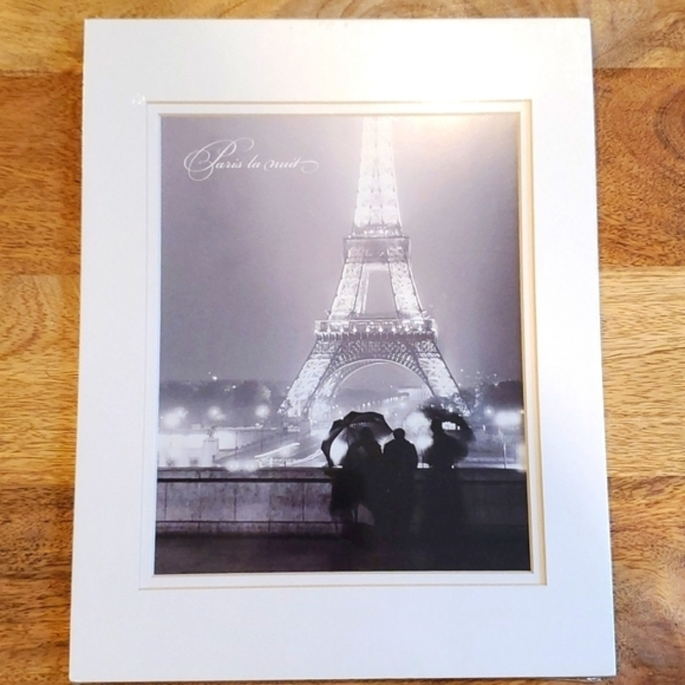 Matted Paris print